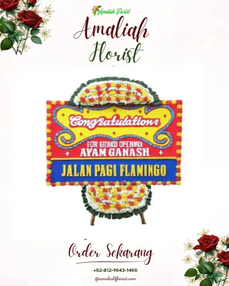 Sewa Papan Bunga Geselma